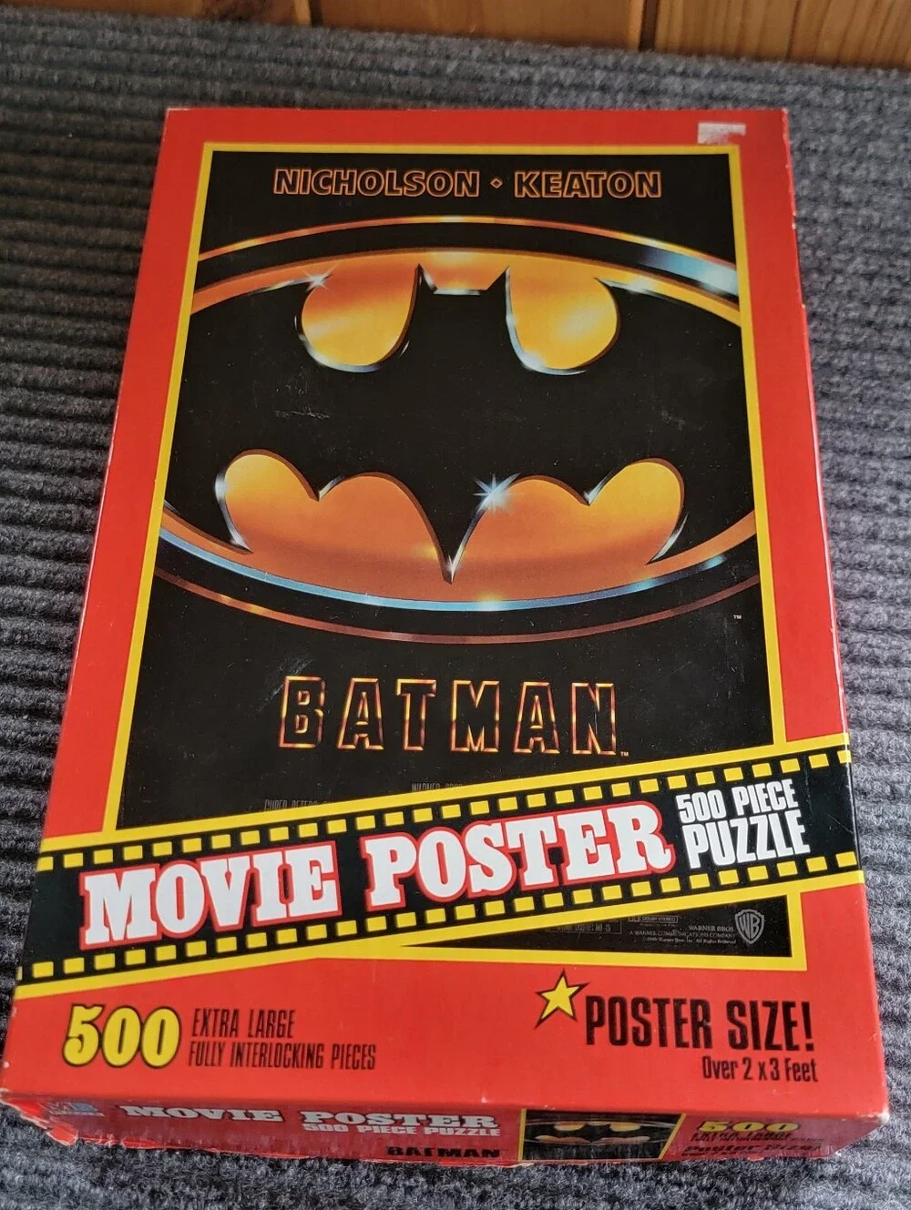 Warner Bros. 500 Piece Puzzle. BATMAN MOVIE POSTER